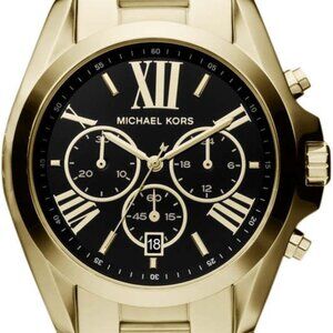 Michael Kors Bradshaw MK5739 Gold-Tone 43mm Chronograph Watch